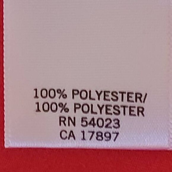 Banana Republic Womens Pleated Neckline Laser Cut Border Red Sleeveless Top Medi - Picture 8 of 12